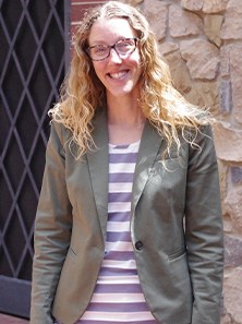 Lisa Ingarfield, PhD, adjunct faculty member specializing in sexual violence response, public policy, and survivor services.